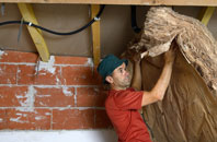 Moor Common tapered roof insulation